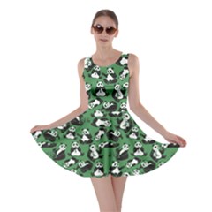 Green Panda Skater Dress by CoolDesigns