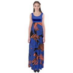 Blue Forest Empire Waist Maxi Dress
