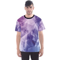 Colorful Iridescent Blue Purple And Pink Pattern Men s Sport Mesh Tee