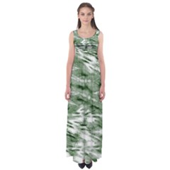 Green Tie Dye 2 Empire Waist Maxi Dress by CoolDesigns