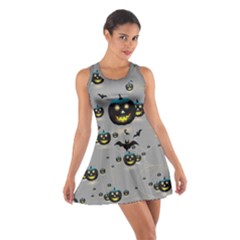 Pumpkin Gray 2 Cotton Racerback Dress by CoolDesigns