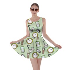 Frizzle Time Clock Skater Dress by CoolDesigns