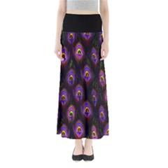 Purple Feather Maxi Skirt by CoolDesigns