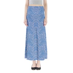 Blue Aztec Maxi Skirt
