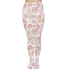 Pink Donut Pattern Women s Tights by CoolDesigns