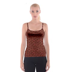 Dark A Pattern With Dinosaur Silhouettes Spathetti Strap Top by CoolDesigns