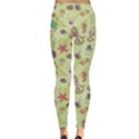 Colorful Pattern with Mermaid Cartoon Stylish Design Leggings View2