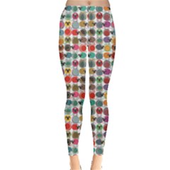 Colorful Colorful Sheep And Yarn Balls Pattern Sheep Women s Leggings by CoolDesigns