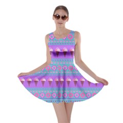 Turquoise Icecream Skater Dress