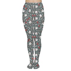 Blue Winter Holidays Pattern Women s Tights by CoolDesigns