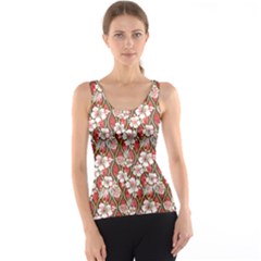 Brown Aloha Shirt Pattern Tank Top by CoolDesigns