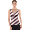 Red Barber Pole Pattern Barber Texture Tank Top View1