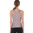 Red Barber Pole Pattern Barber Texture Tank Top View2