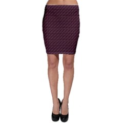 Black Abstract Pattern Bodycon Skirt by CoolDesigns