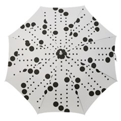 Black Circle Straight Umbrellas by Alisyart
