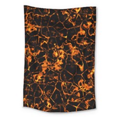 Fiery Ground Large Tapestry