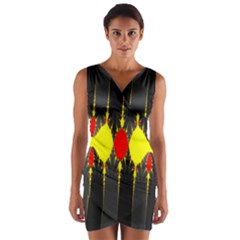 Hyperbolic Complack  Dynamic Wrap Front Bodycon Dress