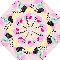 Pink Circle Red Pattern,sexy Folding Umbrellas by Alisyart