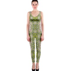 Digital Computer Graphic Seamless Wallpaper Onepiece Catsuit by Simbadda