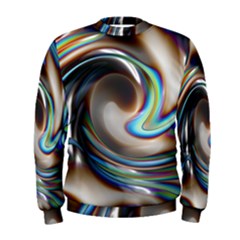 Twirl Liquid Crystal Men s Sweatshirt by Simbadda