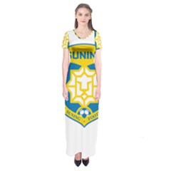 Jiangsu Suning F C  Short Sleeve Maxi Dress by Valentinaart