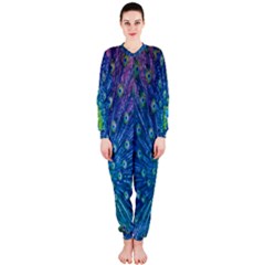 Amazing Peacock Onepiece Jumpsuit (ladies)  by Simbadda