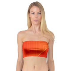 Abstract Clutter Baffled Field Bandeau Top by Simbadda