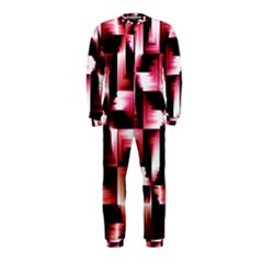 Red And Pink Abstract Background Onepiece Jumpsuit (kids) by Simbadda