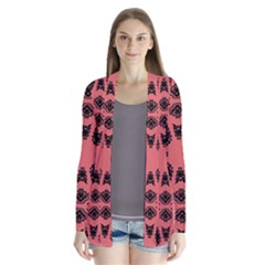 Digital Computer Graphic Seamless Patterned Ornament In A Red Colors For Design Cardigans by Simbadda
