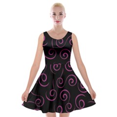 Pattern Velvet Skater Dress by Valentinaart