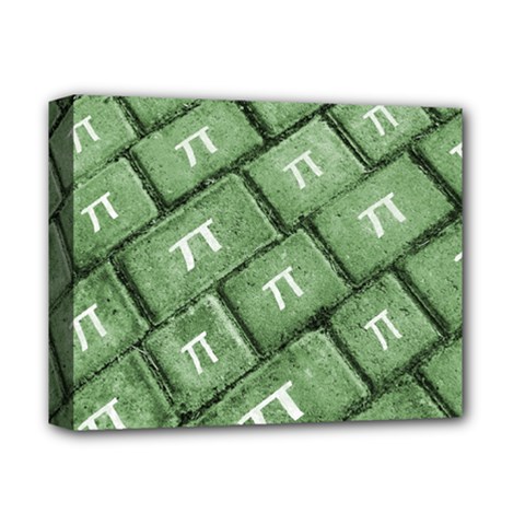 Pi Grunge Style Pattern Deluxe Canvas 14  X 11  by dflcprints