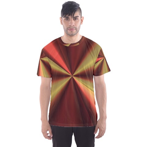 Copper Beams Abstract Background Pattern Men s Sport Mesh Tee by Simbadda