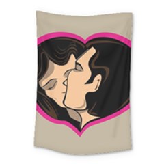 Don t Kiss With A Bloody Nose Face Man Girl Love Small Tapestry