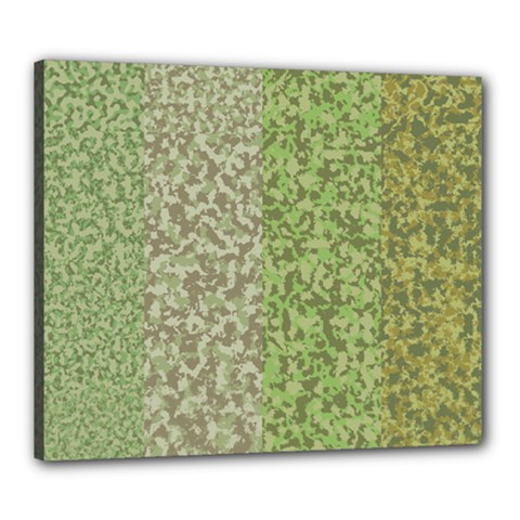 Camo Pack Initial Camouflage Canvas 24  X 20  by Mariart