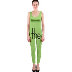 Sign Green The Onepiece Catsuit