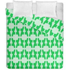 Sign Green A Duvet Cover Double Side (california King Size)