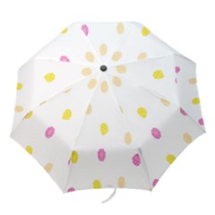 Stone Diamond Yellow Pink Brown Folding Umbrellas by Mariart