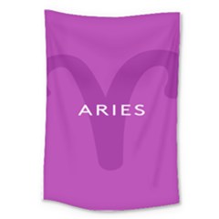 Zodiac Aries Large Tapestry