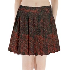 Olive Seamless Abstract Background Pleated Mini Skirt by Nexatart