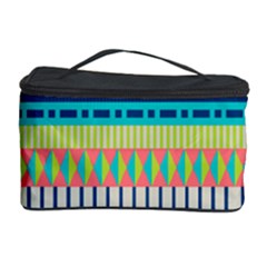 Aztec Triangle Chevron Wave Plaid Circle Color Rainbow Cosmetic Storage Case by Mariart