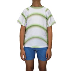 Abstract Background Kids  Short Sleeve Swimwear by Nexatart
