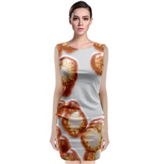 Abstract Texture A Completely Seamless Tile Able Background Design Classic Sleeveless Midi Dress by Nexatart