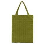 Royal Green Vintage Seamless Flower Floral Classic Tote Bag