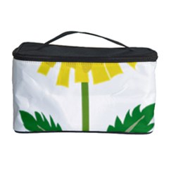 Sunflower Floral Flower Yellow Green Cosmetic Storage Case