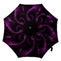 Purple Flower Floral Hook Handle Umbrellas (Small) View1