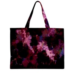 Grunge Purple Abstract Texture Mini Tote Bag by Nexatart