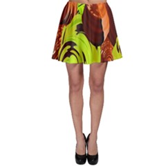 Neutral Abstract Picture Sweet Shit Confectioner Skater Skirt