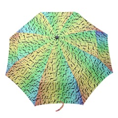 A Creative Colorful Background Folding Umbrellas