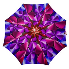 Colorful Flower Floral Rainbow Straight Umbrellas by Mariart