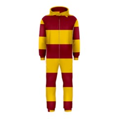 Oswald s Stripes Red Yellow Hooded Jumpsuit (kids)